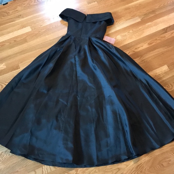 NWT BHLDN Camryn Black dress Wedding Gown Bridesmaid Formal MOB size 2 or 6 - Picture 14 of 17